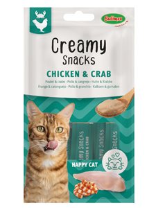 CREAMY CAT POLLO & CANGREJO 60 gr. (12 udes.)